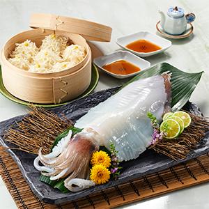 CAS冷凍・剣先いかの姿造り二杯セット　当選者数：３名様