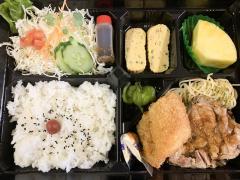 ヒゲセット弁当（魚フライ＆チキンソテー）