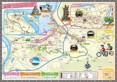 カラツサイクルツーリズム(サイクリングマップ)浜崎編 - MAP