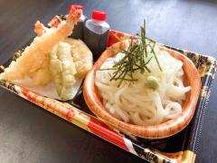 冷やしうどん&天ぷら弁当